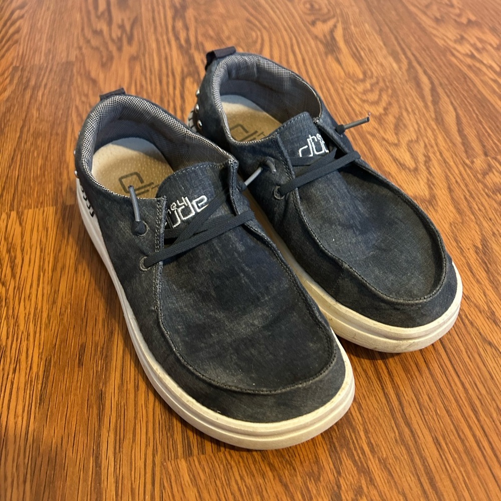 Hey Dude Women's Sneakers in Dark Blue and Gray